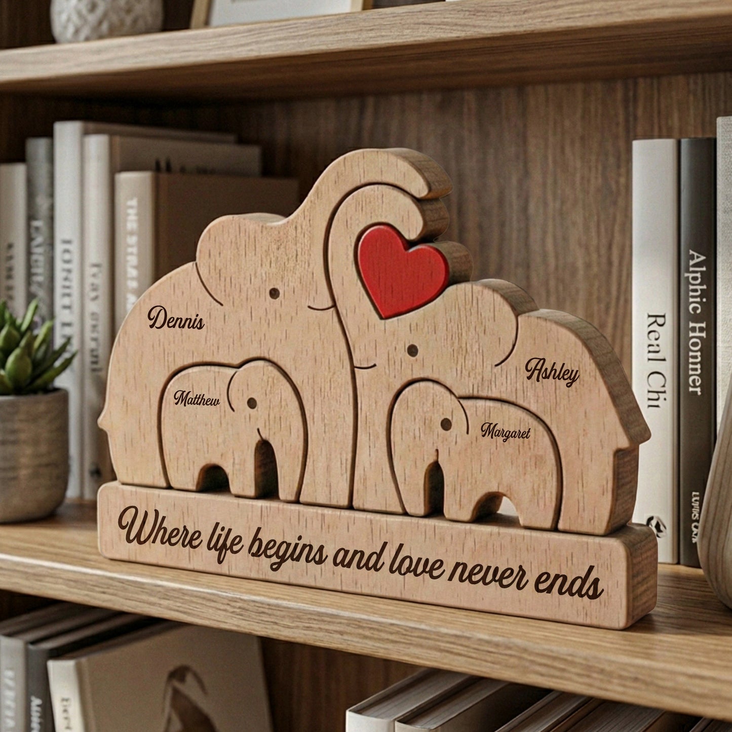 Wooden-Elephant-Family-Puzzle-Mothers-Day-Fathers-Day-Gift-Personalized-Puzzle-4