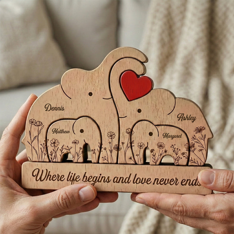 Wooden_Elephant_Family_Puzzle_Mothers_Day_Gift_For_Mom_Mum_Wife_Personalized_Puzzle_2