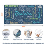 Word Art Names For Summer - Personalized Beach Towel