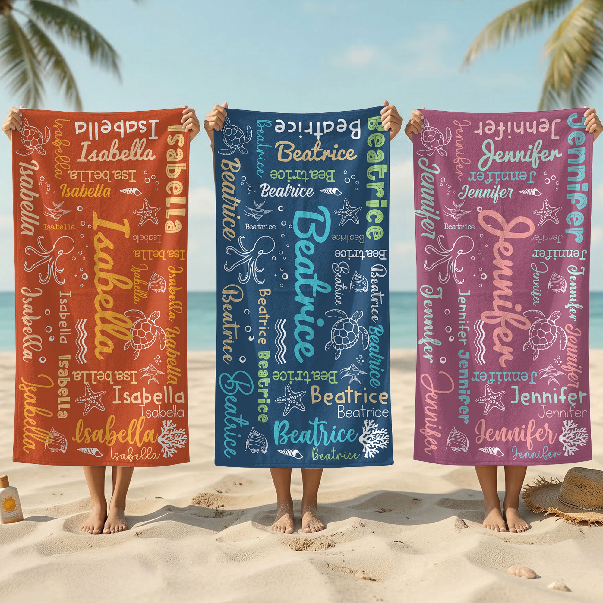 Word-Art-Names-For-Summer-Personalized-Beach-Towel-1