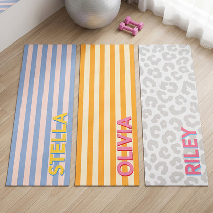Word-Shadow-With-Stripe-Pattern-Self-Gift-Personalized-Yoga-Mat-1