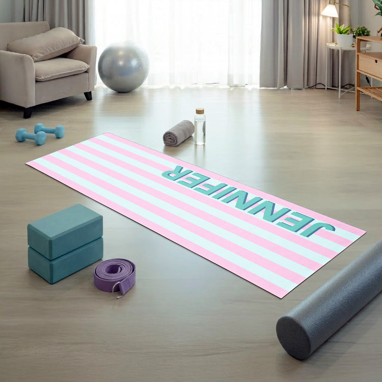 Word-Shadow-With-Stripe-Pattern-Self-Gift-Personalized-Yoga-Mat-4