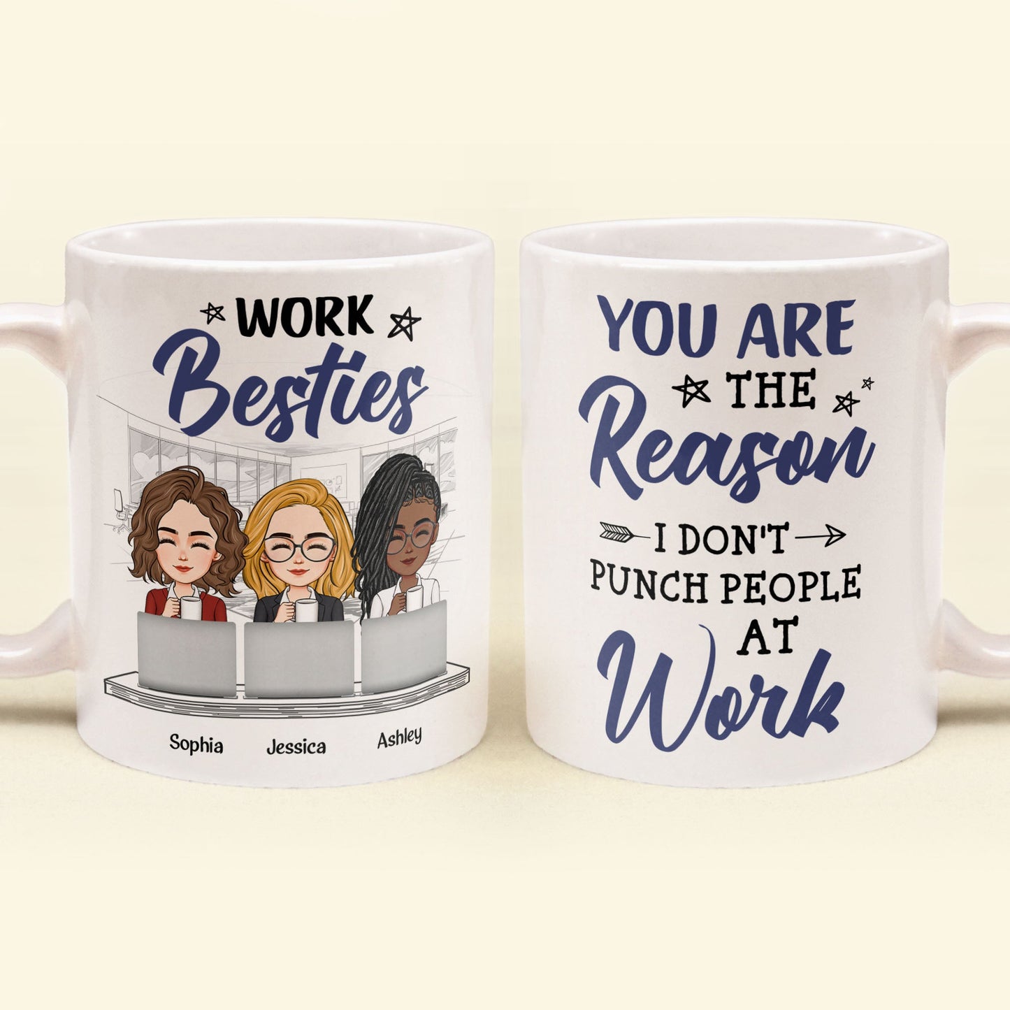 Emotional Support Coworker - Personalized Mug – Macorner