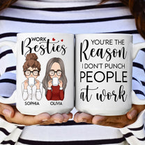 Work Besties - Personalized Mug