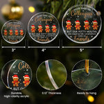 Work Made Us Colleagues - Gingerbread Team - Personalized Acrylic Ornament