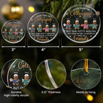 Work Made Us Colleagues - Nurse Gingerbread Crew - Personalized Acrylic Ornament
