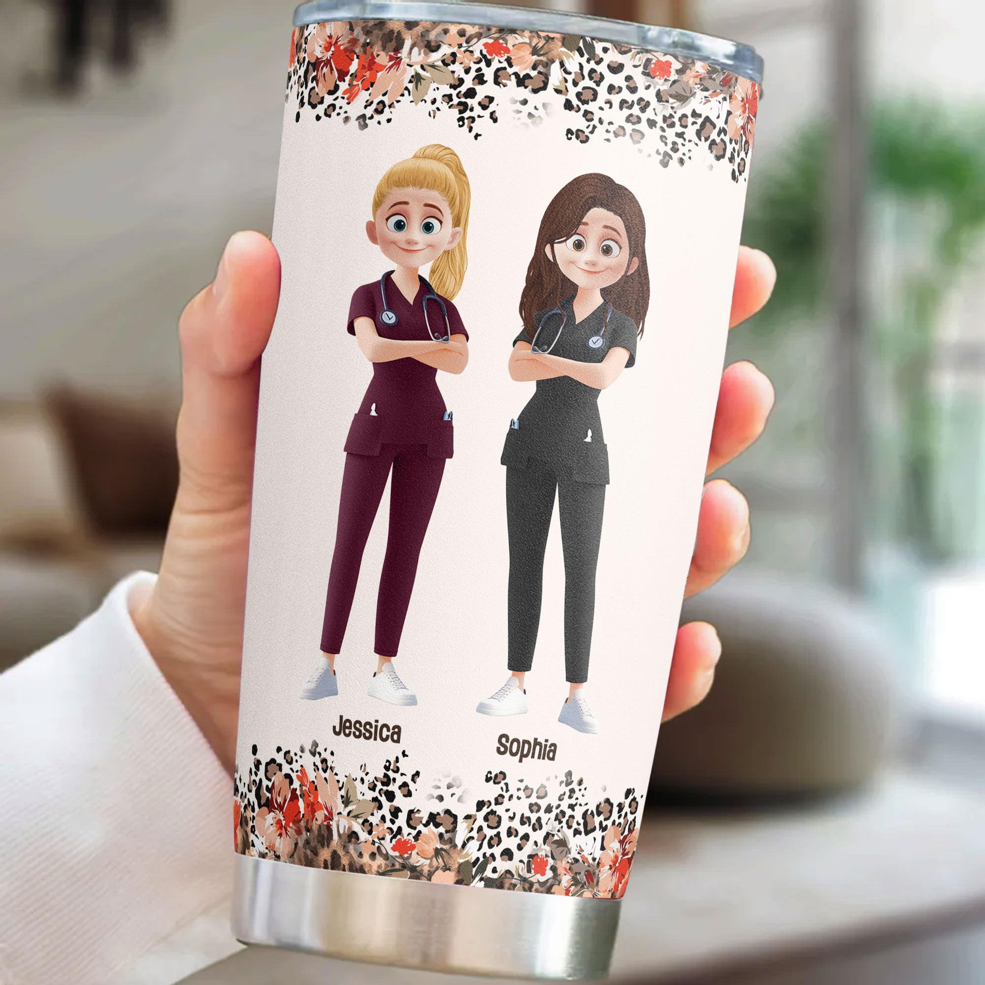 Work Made Us Colleagues - Personalized Tumbler Cup