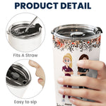 Work Made Us Colleagues - Personalized Tumbler Cup