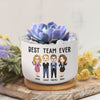 Work Would Succ Without You - Personalized Ceramic Plant Pot