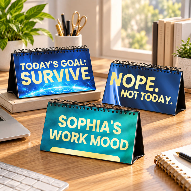 Work-Mood-Custom-Name-Gift-For-Coworker-Personalized-Desk-Flipbook-1