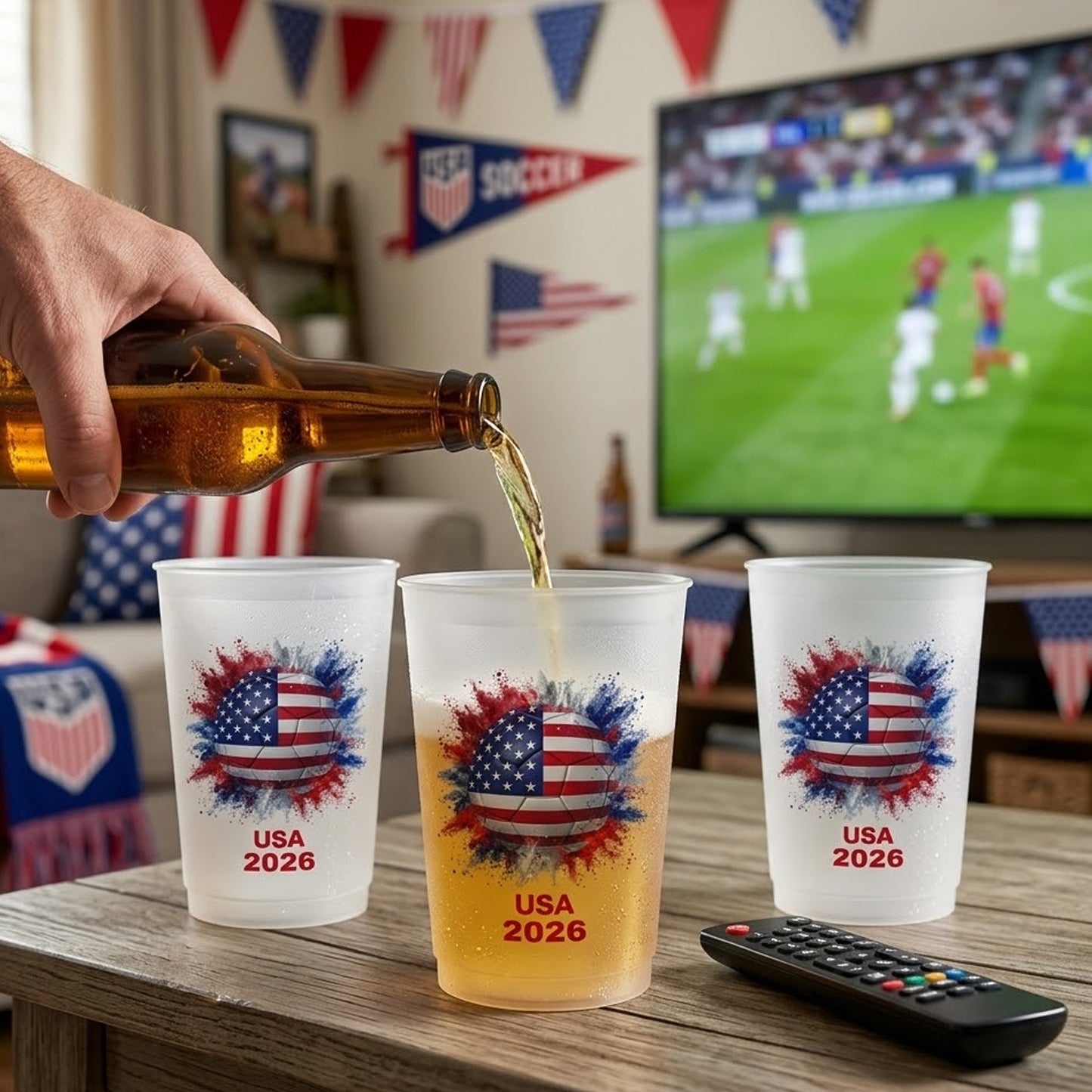 World Cup 2026, Custom Country Flags - Personalized Cups