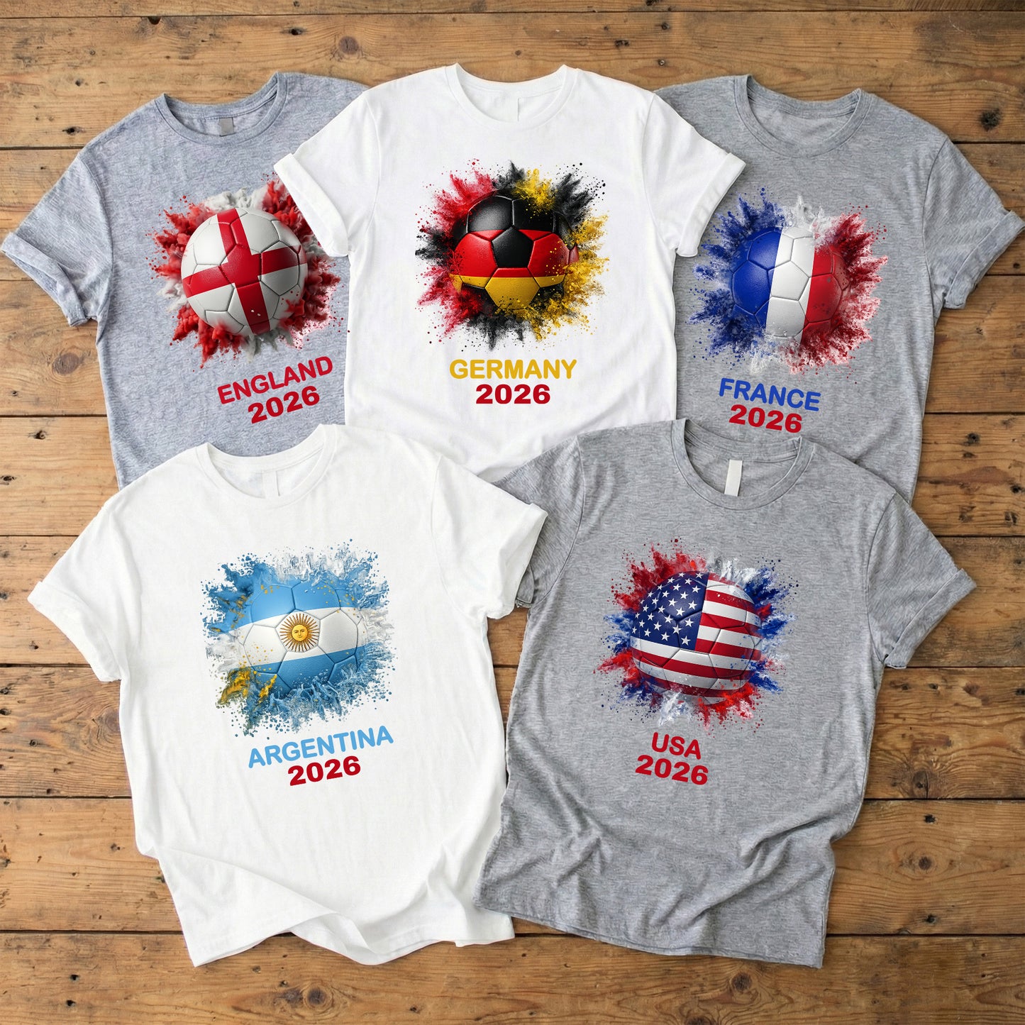 World Cup 2026, Custom Country Flags - Personalized Shirt