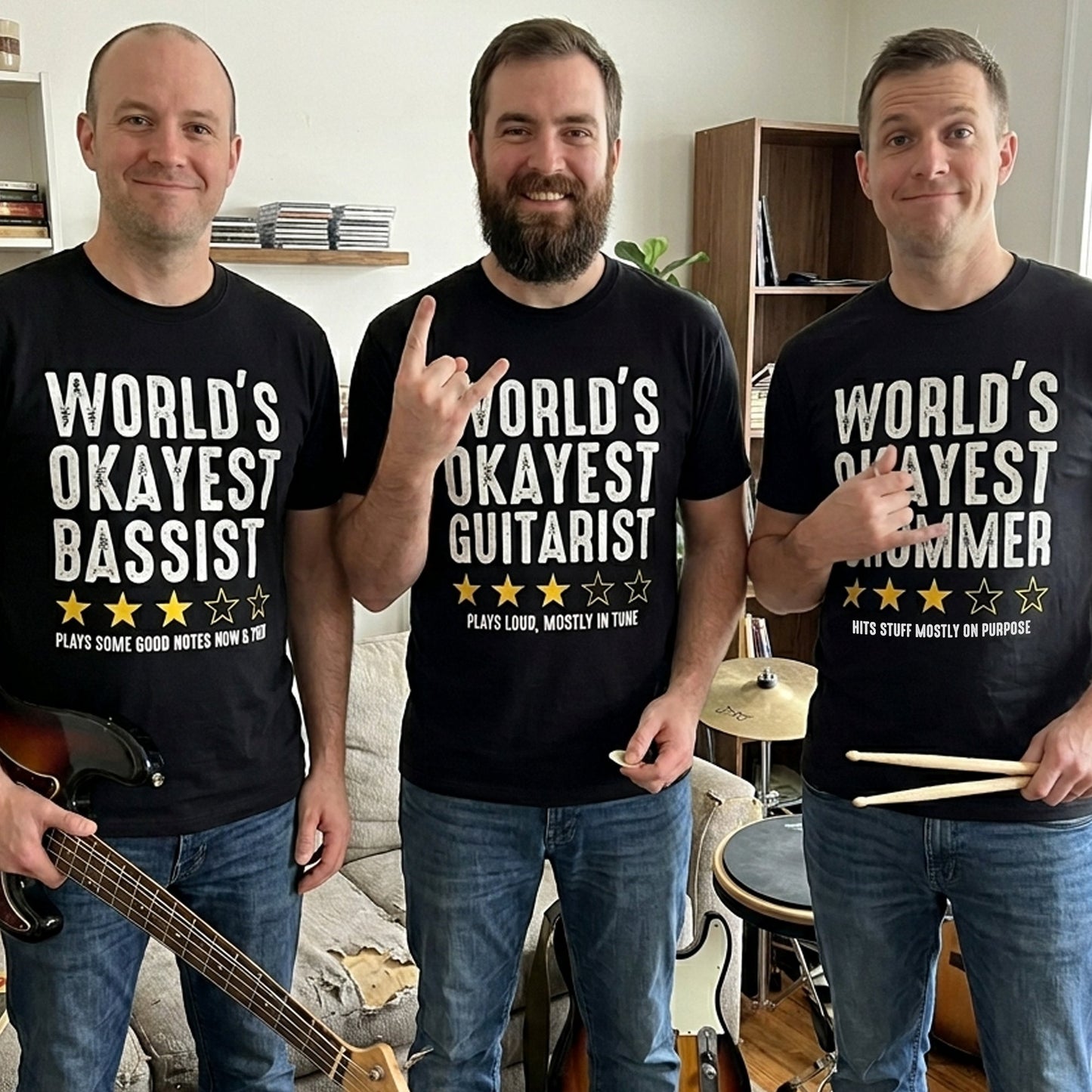 World_S_Okayest_Guitarist_Musician_Personalized_Shirt_1