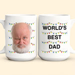 World's Best Dad Funny Custom Face - Personalized Photo Mug