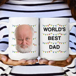 World's Best Dad Funny Custom Face - Personalized Photo Mug