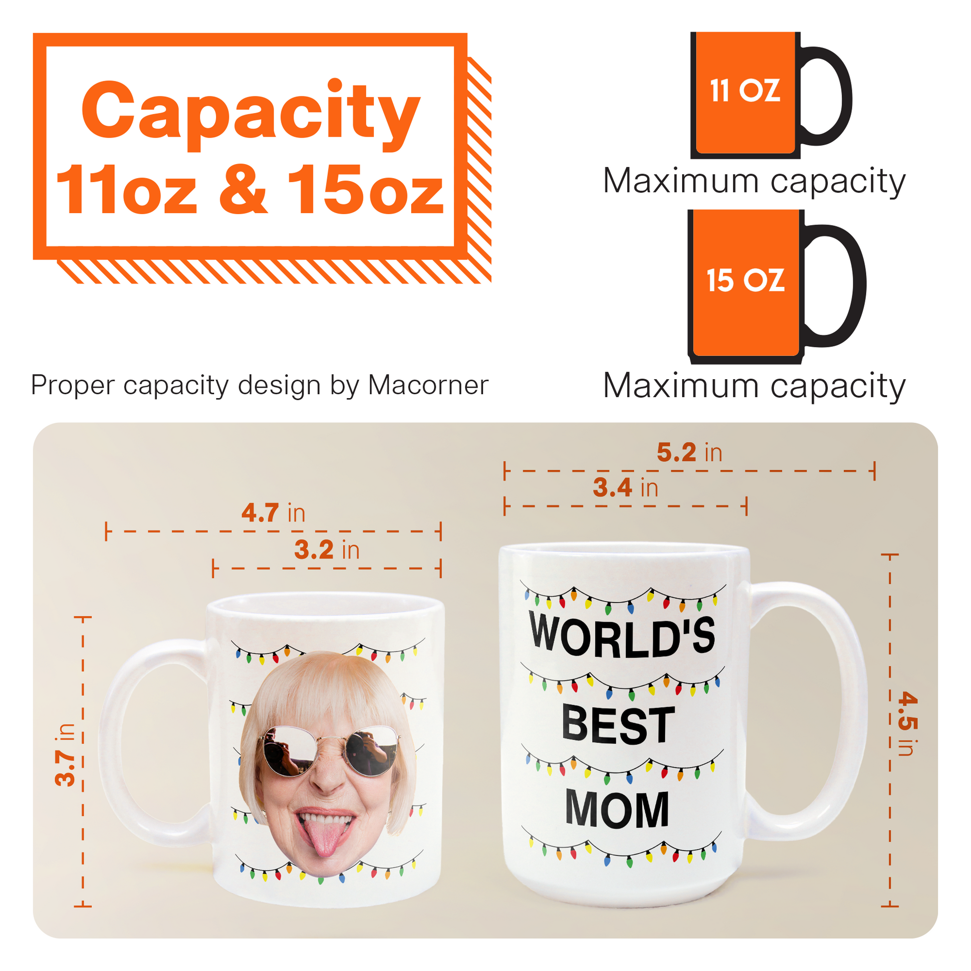 Mom - World's Best Mom Mug (11 oz.) – Elliott Print Works