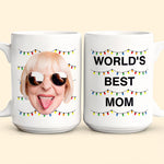 World's Best Mom Funny Custom Face - Personalized Photo Mug