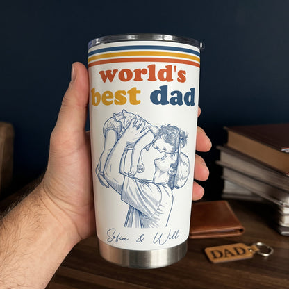 Worlds_Best_Dad_Sketch_Line_Art_Fathers_Day_Gift_For_Dad_Husband_Personalized_Tumbler_Cup_3