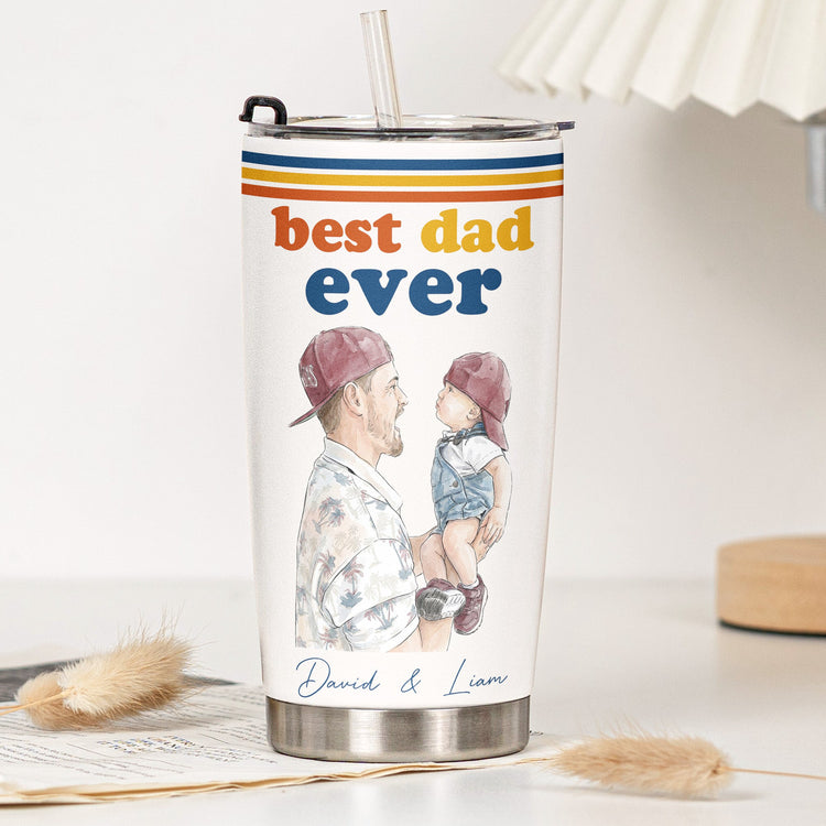 Worlds_Best_Dad_Watercolor_Art_Fathers_Day_Gift_For_Dad_Husband_Personalized_Tumbler_Cup_4