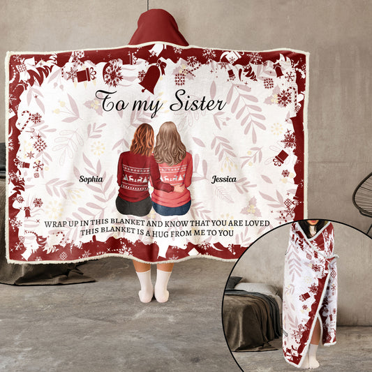 Wrap Yourself In Love With This Blanket - Personalized Wearable Hooded Blanket