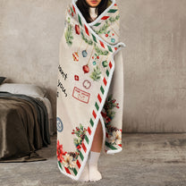 Wrap Yourself Up In This Consider It A Big Hug - Personalized Wearable Blanket Hoodie