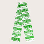 Xmas-Gift,-Custom-Name,-Fair-Isle-Knit-Pattern-Personalized-Scarf-3