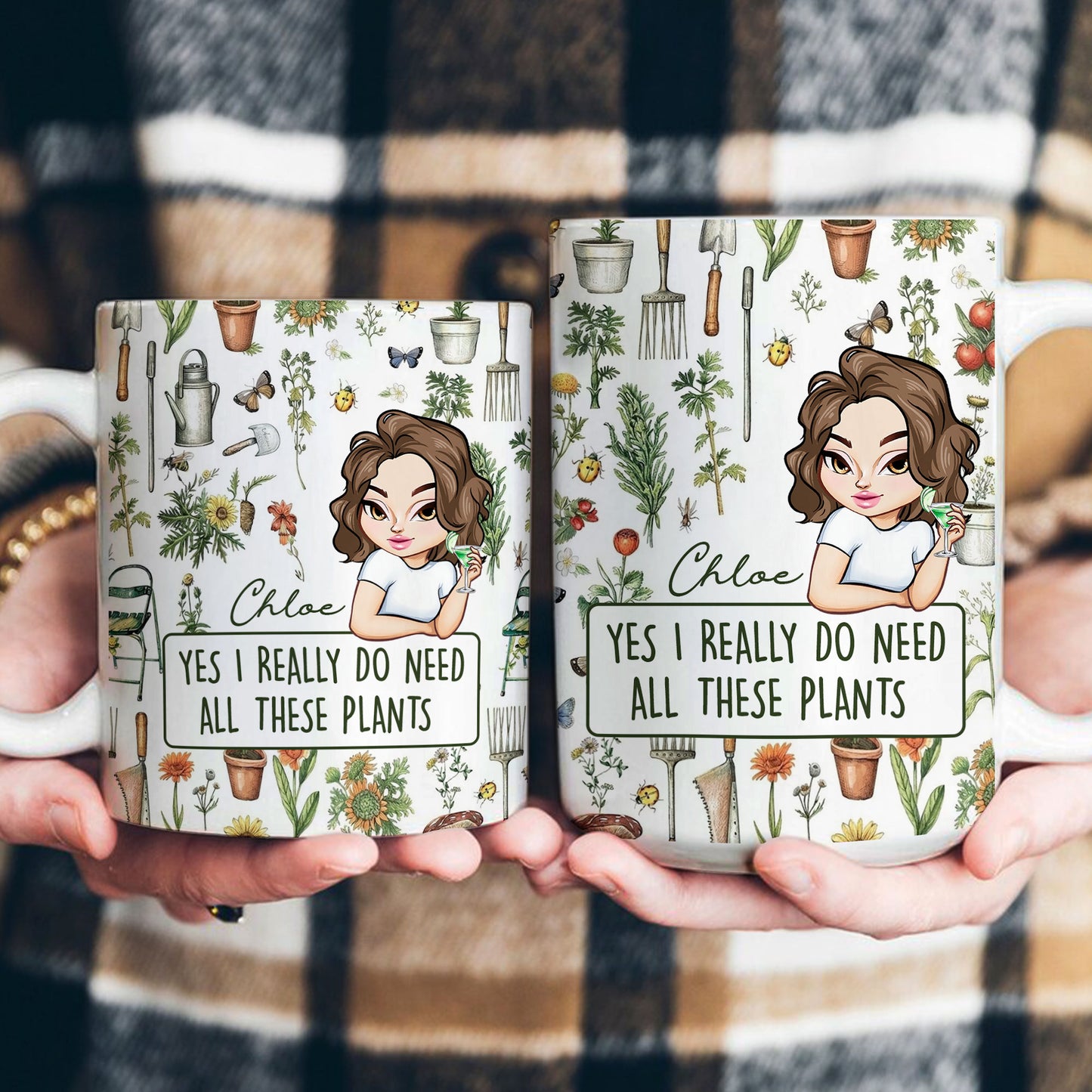 Yes I Really Do Need All These Plants - Personalized Mug