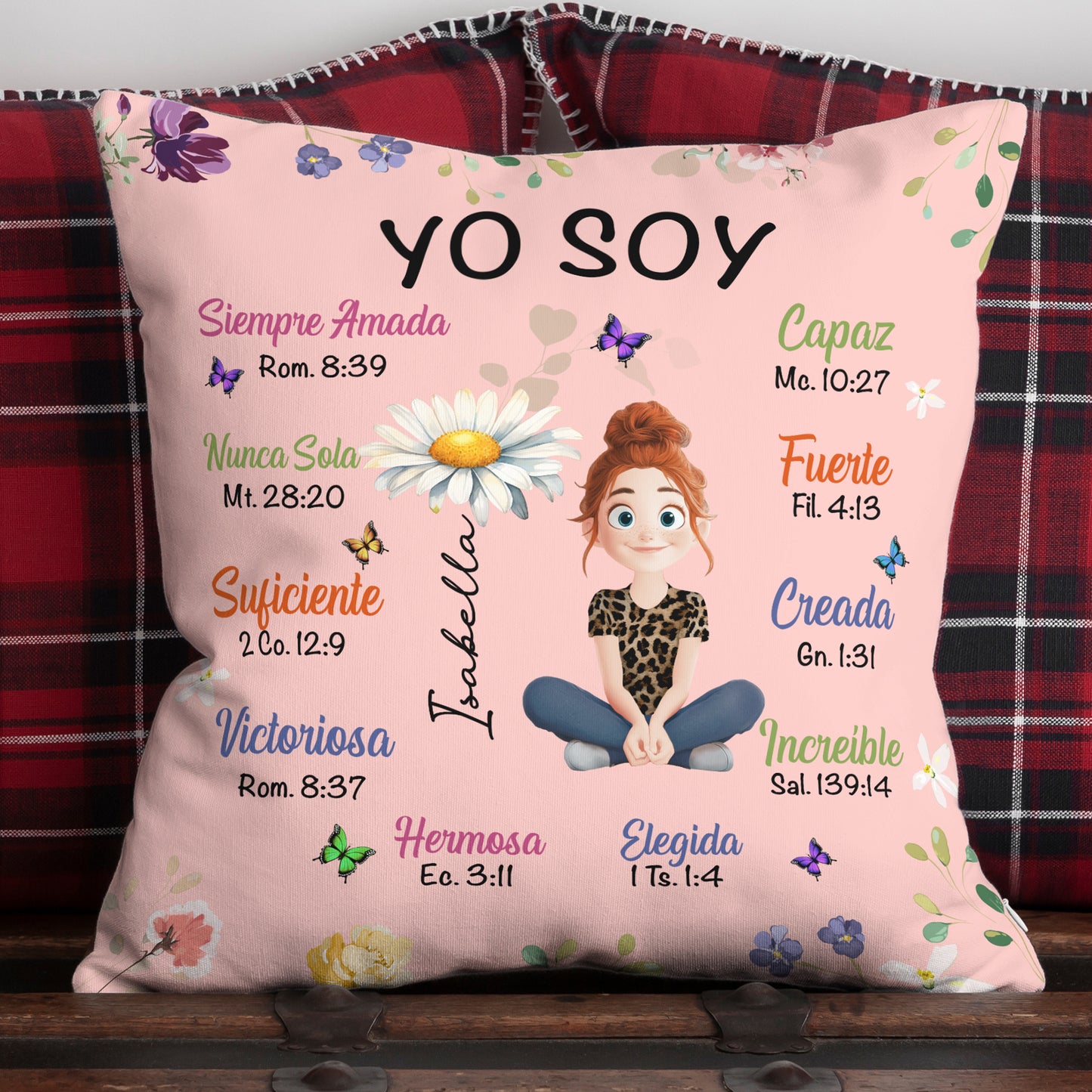 Yo Soy Cristiano – Almohada Personalizada (Incluye Relleno)