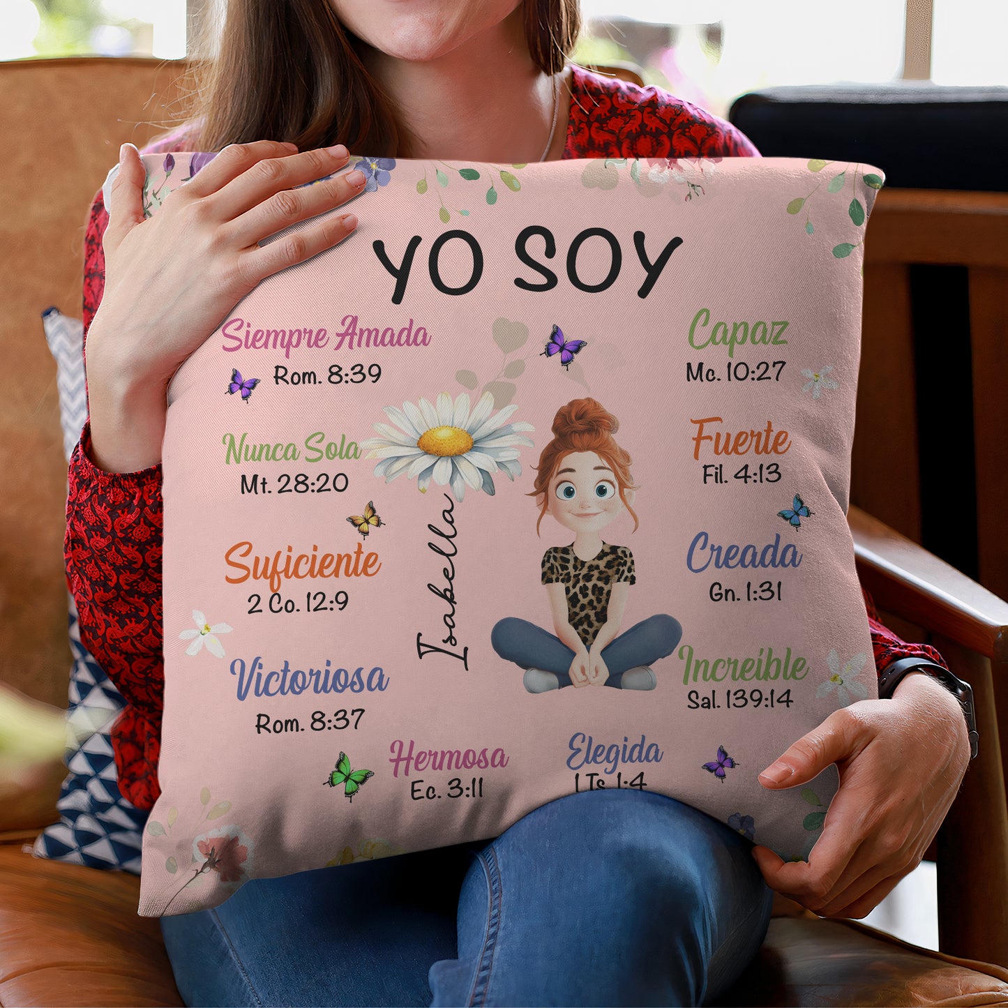 Yo Soy Cristiano – Almohada Personalizada (Incluye Relleno)