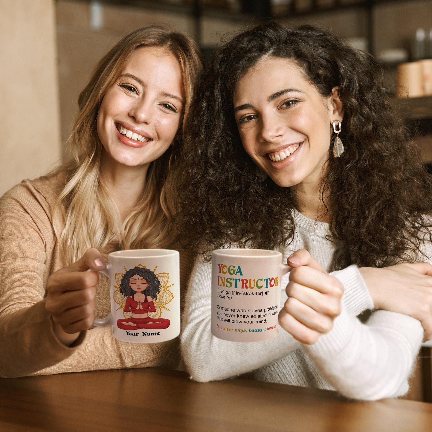 Yoga Instructor - Personalized Mug - Birthday Gift For Yoga Teacher