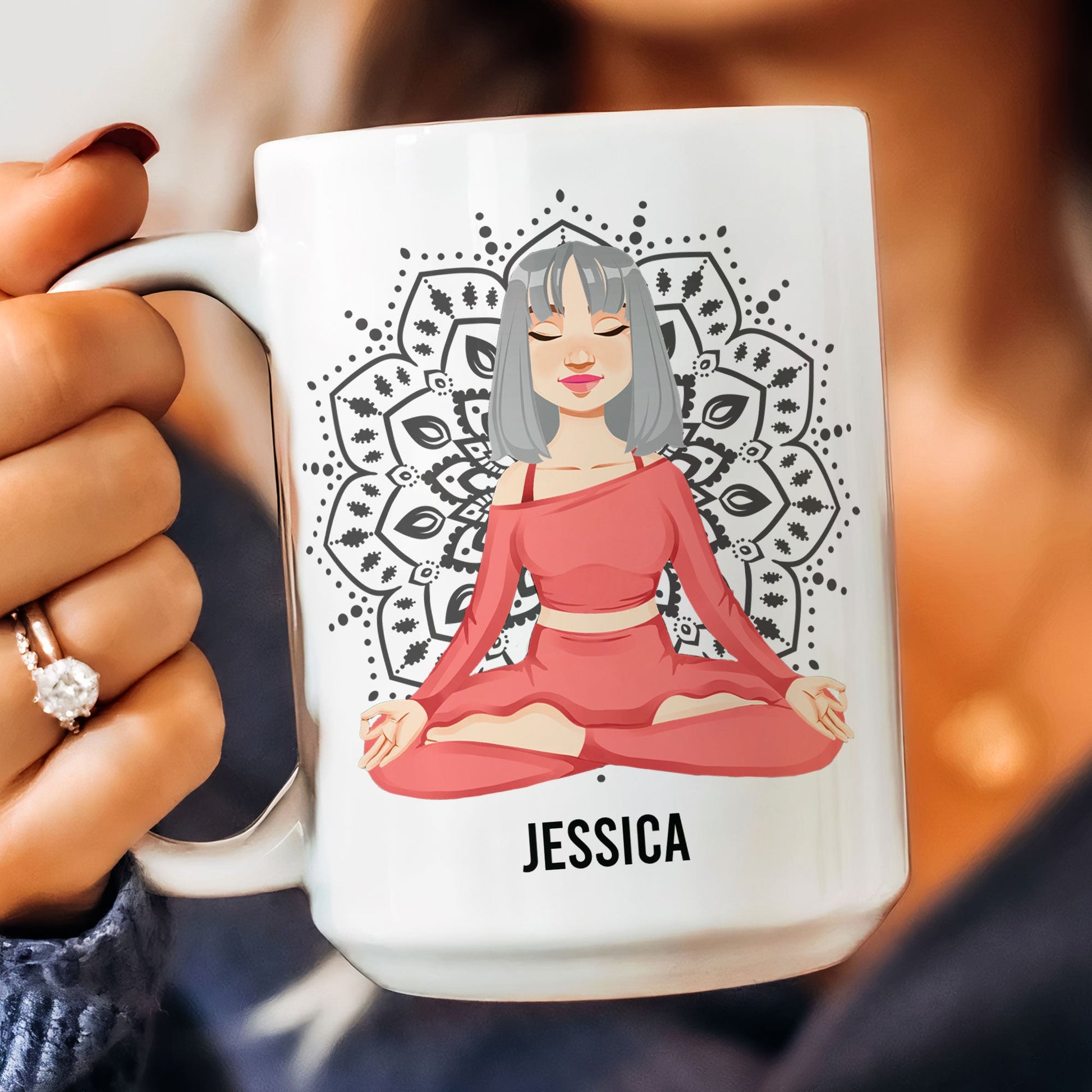 Yoga Is My Favorite Way To Pretend To Work Out - Personalized Mug – Macorner