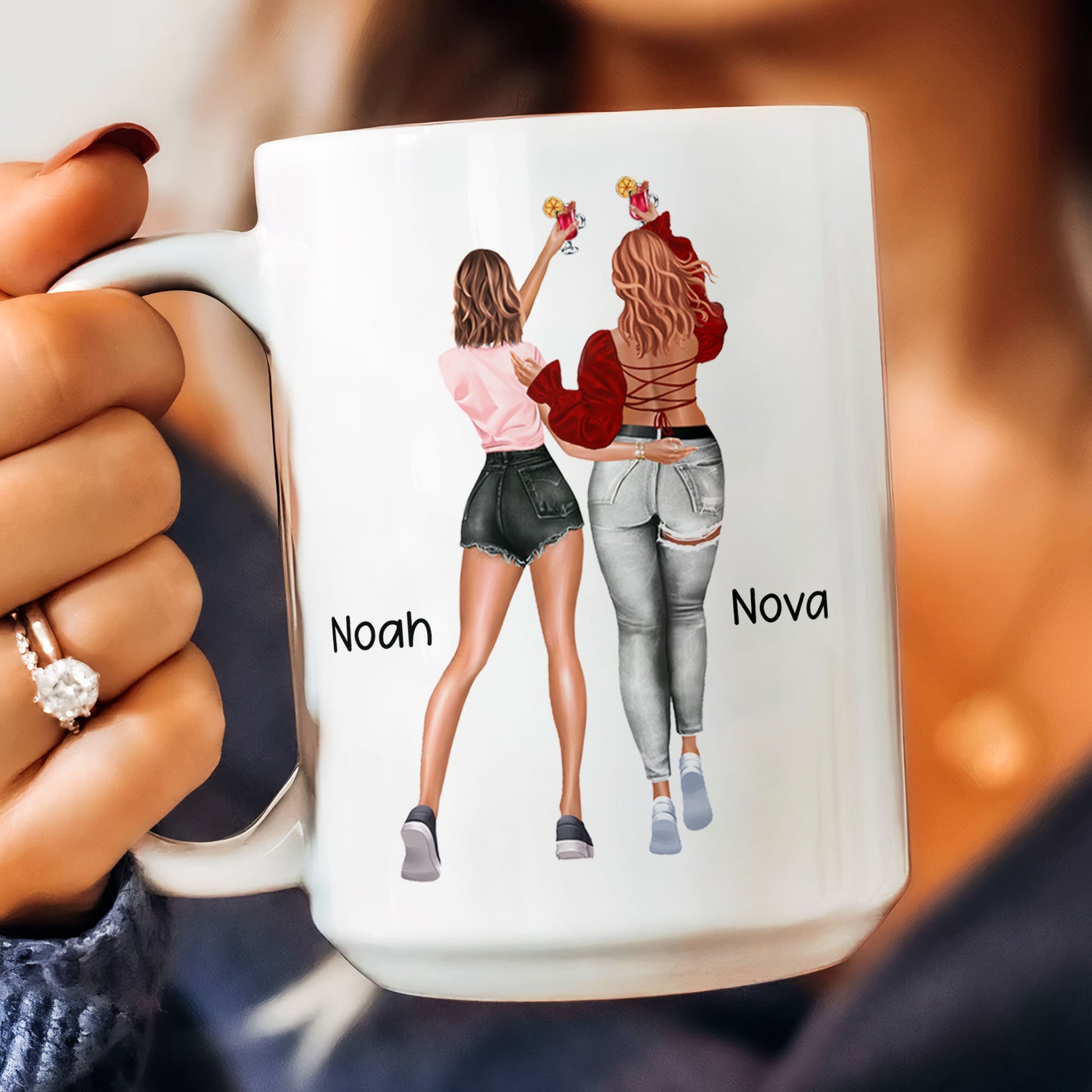 You And I Are Sisters - Personalized Mug
