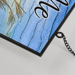 You And Me And The Dogs - Personalized Stained Glass Suncatcher