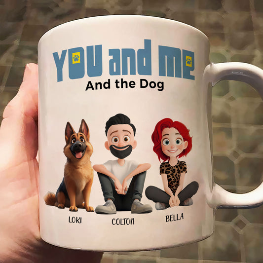 You And Me For Dog Parents - Personalized Mug