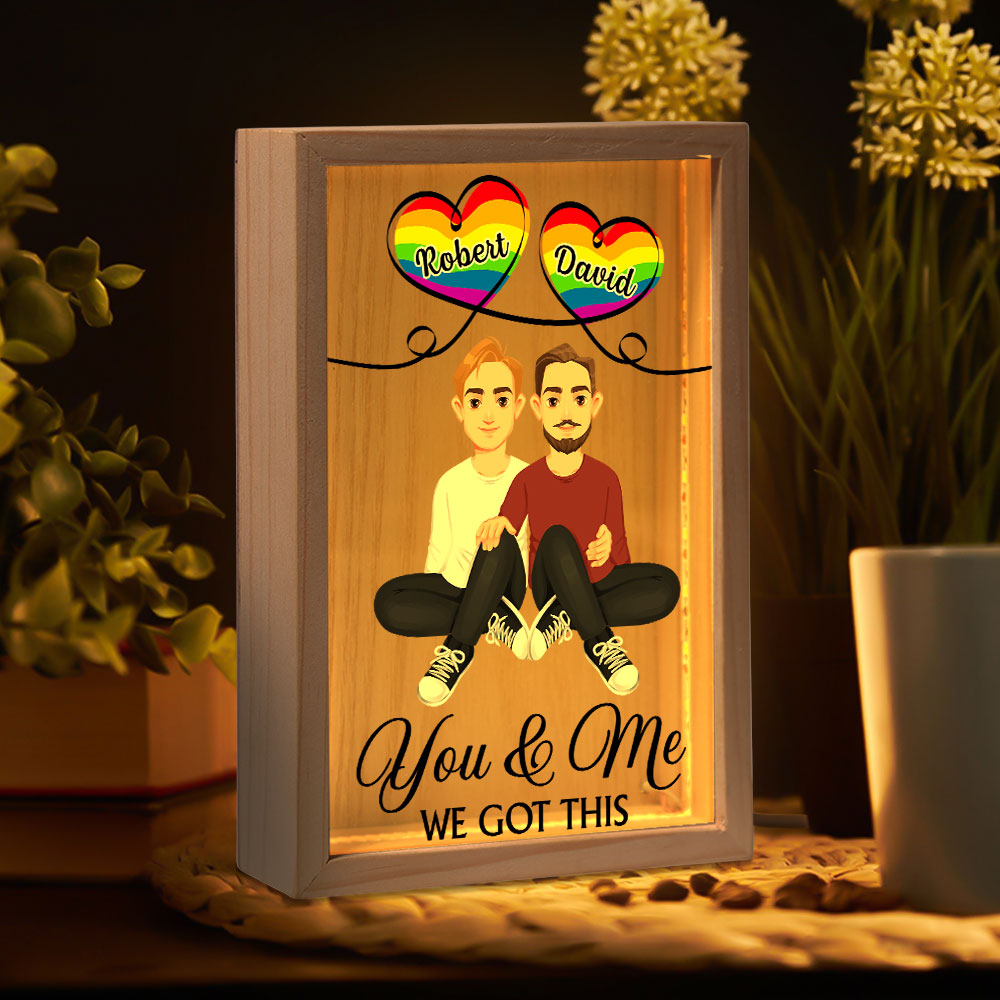 You And Me - Personalized Frame Light Box
