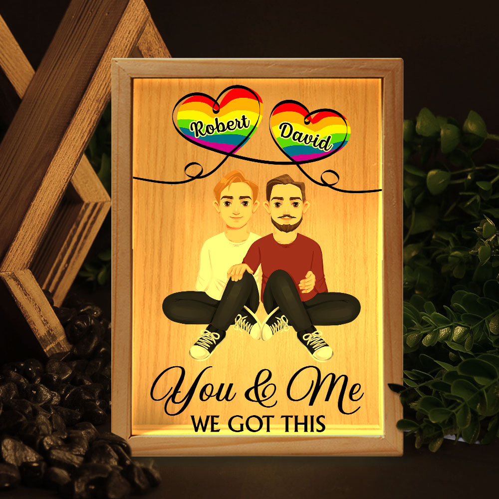 You And Me - Personalized Frame Light Box