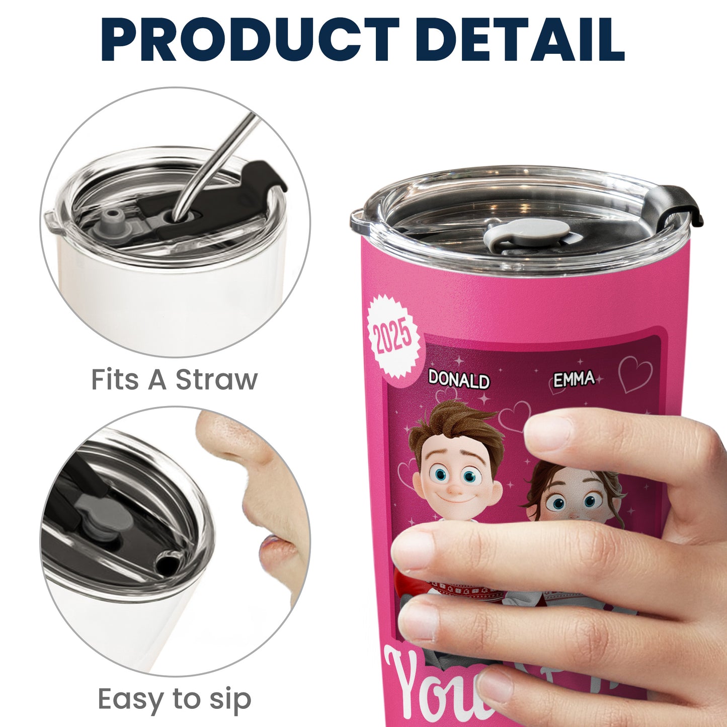 You And Me We Got This - Couple Toy Box - Personalized Tumbler Cup