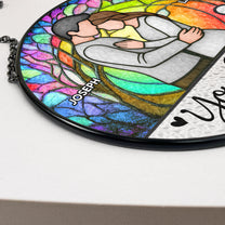 You And Me We Got This - New Version - Personalized Stained Glass Window Hanging Suncatcher