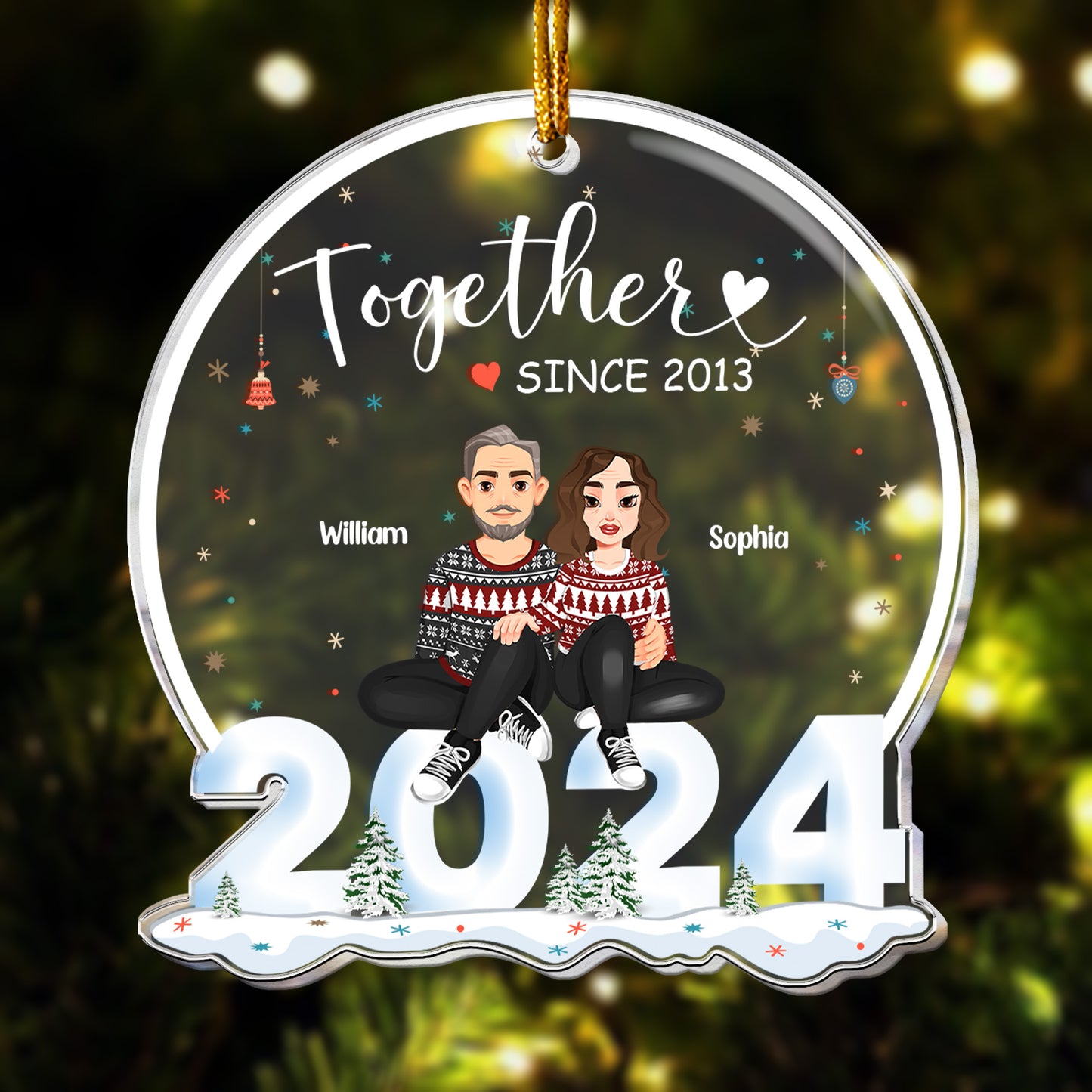 You And Me We Got This - Personalized Acrylic Ornament