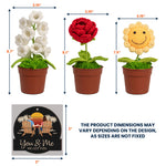 You And Me We Got This - Personalized Crochet Flower Lamp
