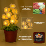 You And Me We Got This - Personalized Crochet Flower Lamp