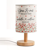 You And Me We Got This - Personalized Fabric Lamp