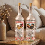 You And Me We Got This - Personalized Photo Bottle Lamp