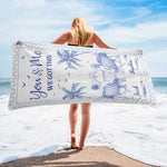 You And Me We Got This - Personalized Quick-Dry Beach Towel