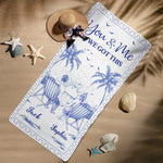 You And Me We Got This - Personalized Quick-Dry Beach Towel