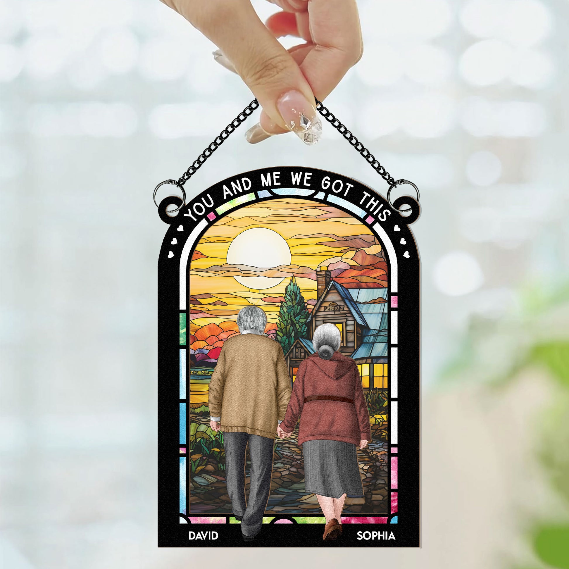 You And Me We Got This - Personalized Window Hanging Suncatcher Ornament