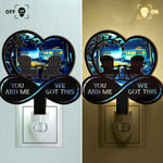 You And Me We Got This - Personalized Wood And Acrylic Night Light