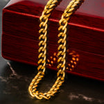 You And Me We Got This Promise - Personalized Men's Cuban Link Chain