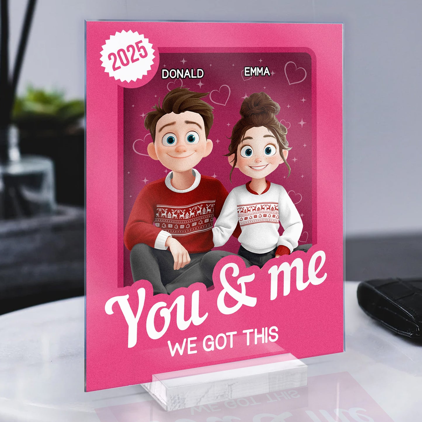 You And Me We Got This Toy Box - Personalized Acrylic Plaque