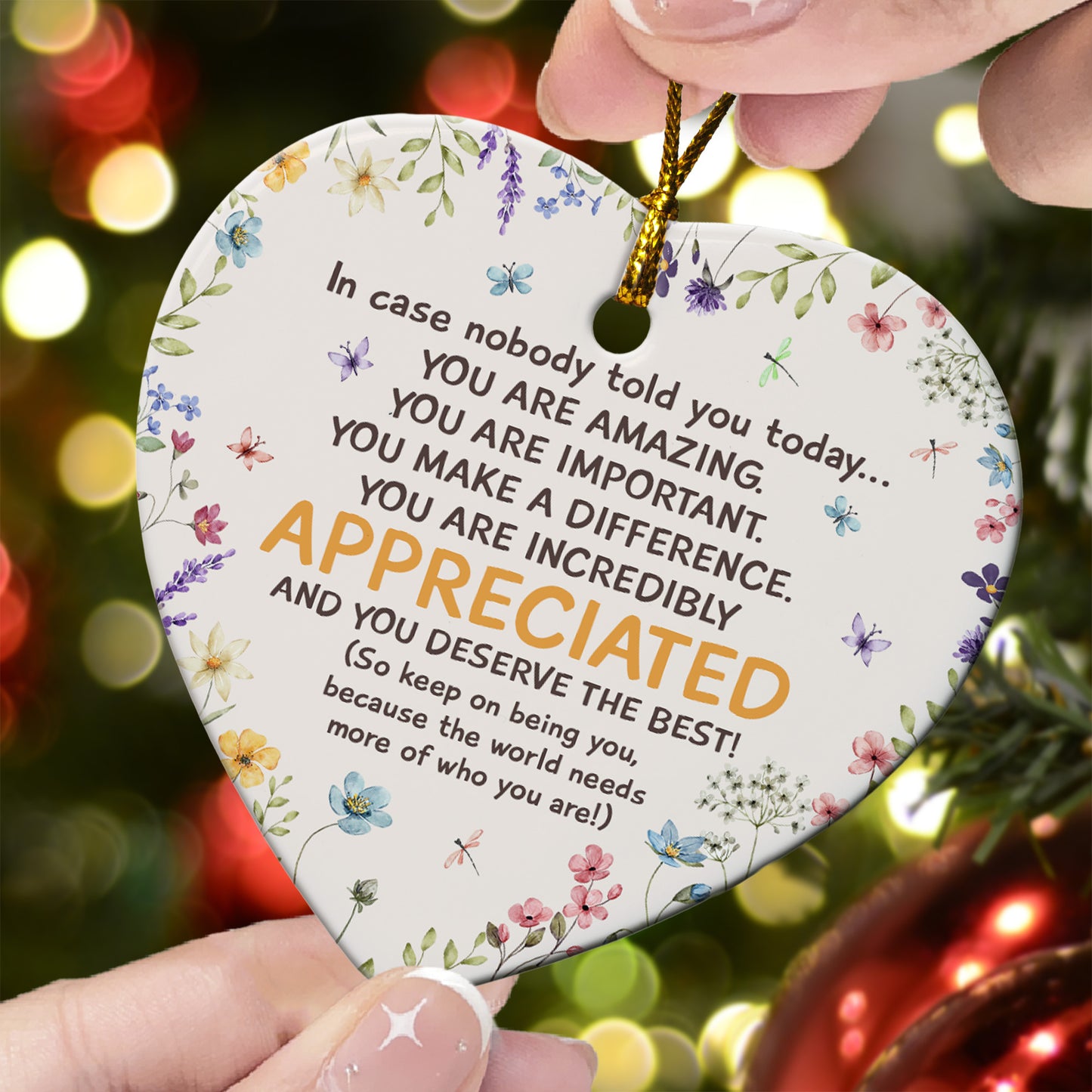 You Are Amazing - Ceramic Ornament